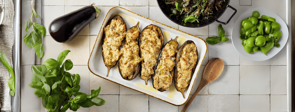Aubergines gatinées