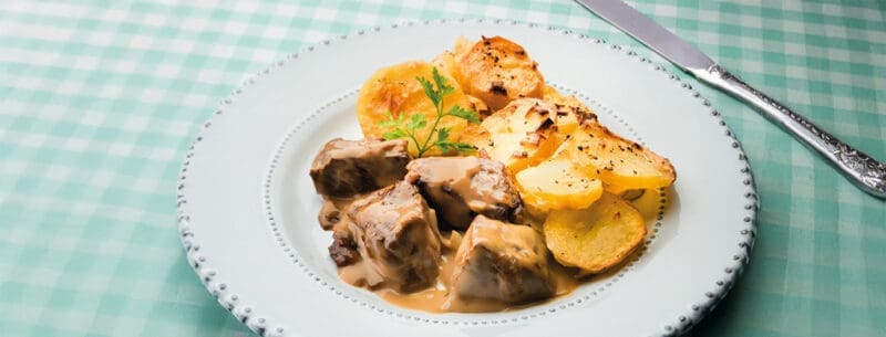 rundsvlees Stroganoff